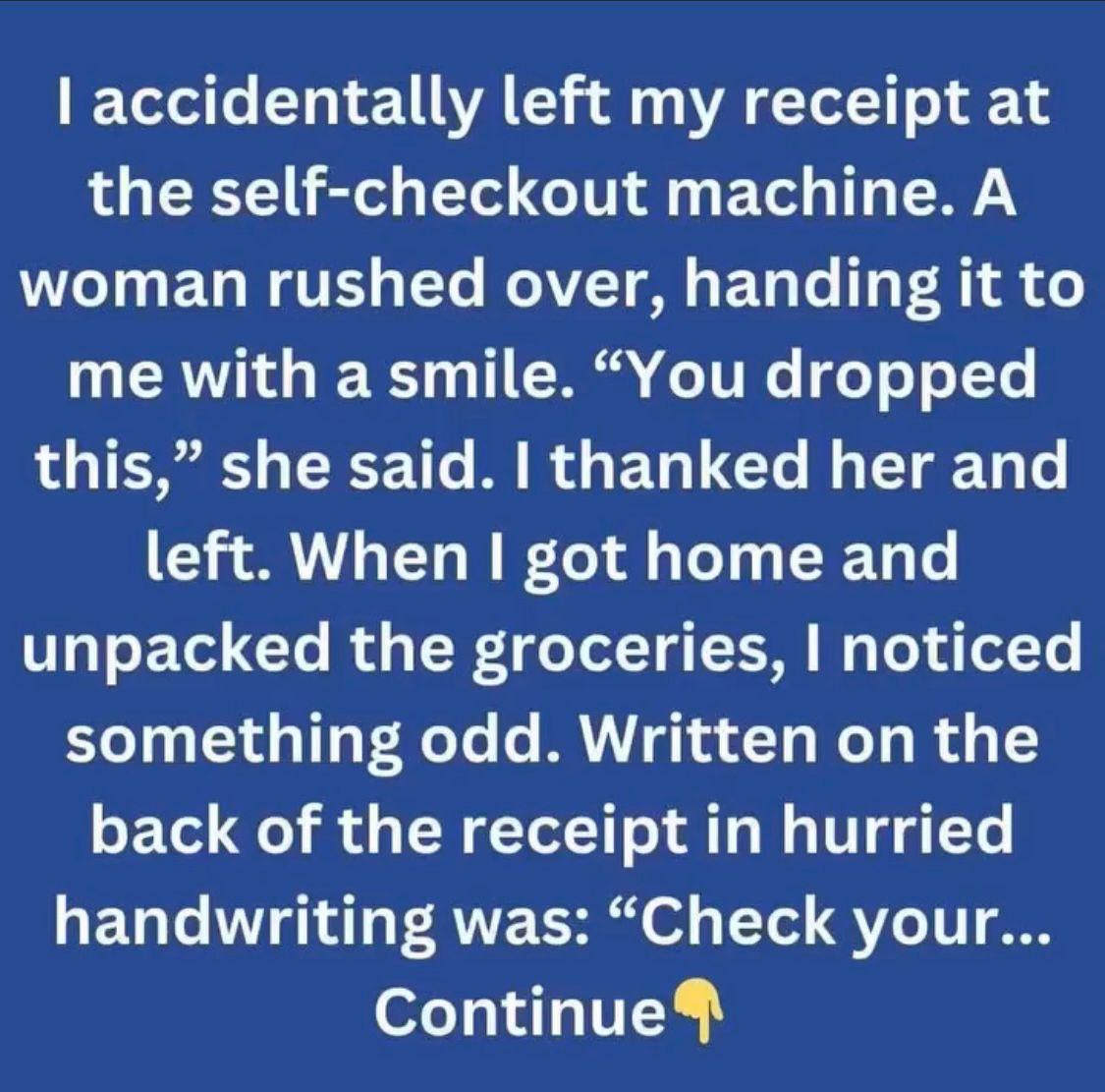 A Stranger’s Timely Advice
