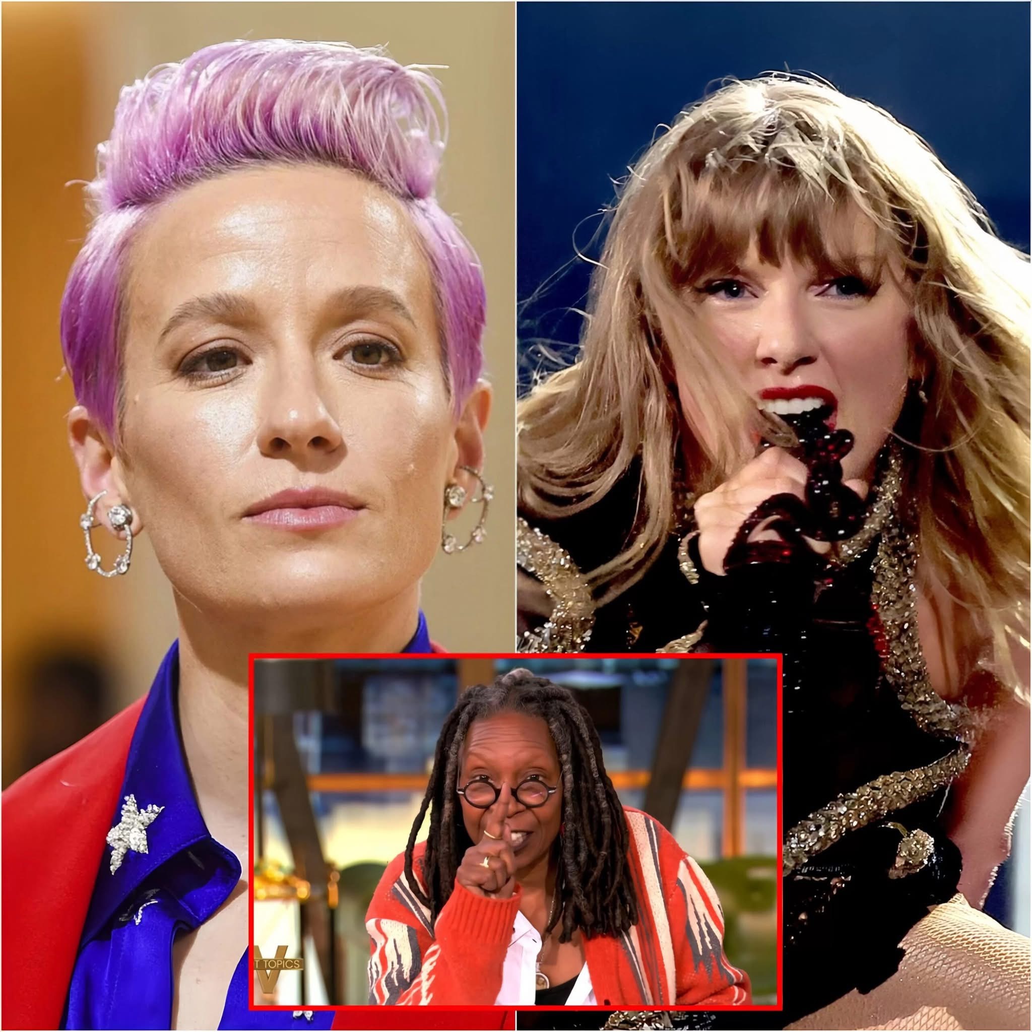 Fact-Checking the Rumors: Are Whoopi Goldberg, Megan Rapinoe, and Taylor Swift Really Leaving the U.S.?