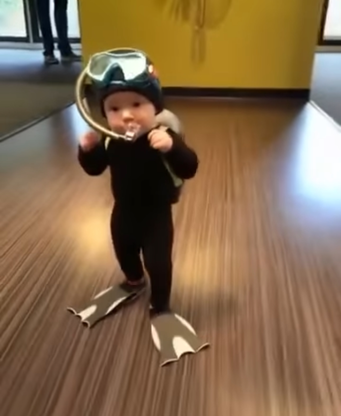 The Scuba Toddler Mystery