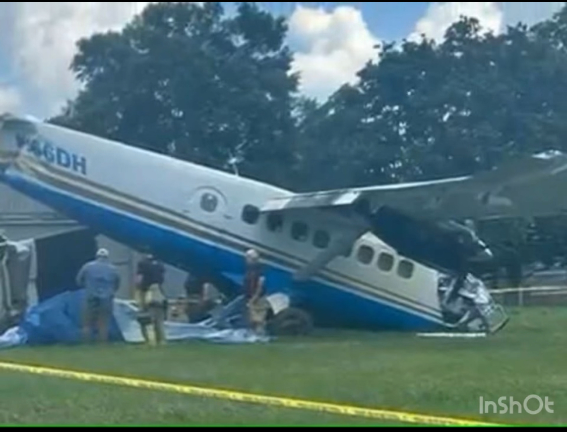 Authorities Respond To Plane Crash In Tullahoma, Tennessee