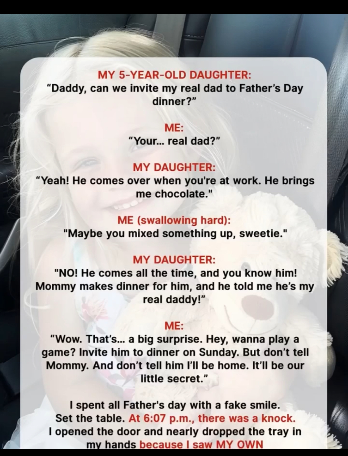 The Father’s Day Surprise My 5-Year-Old