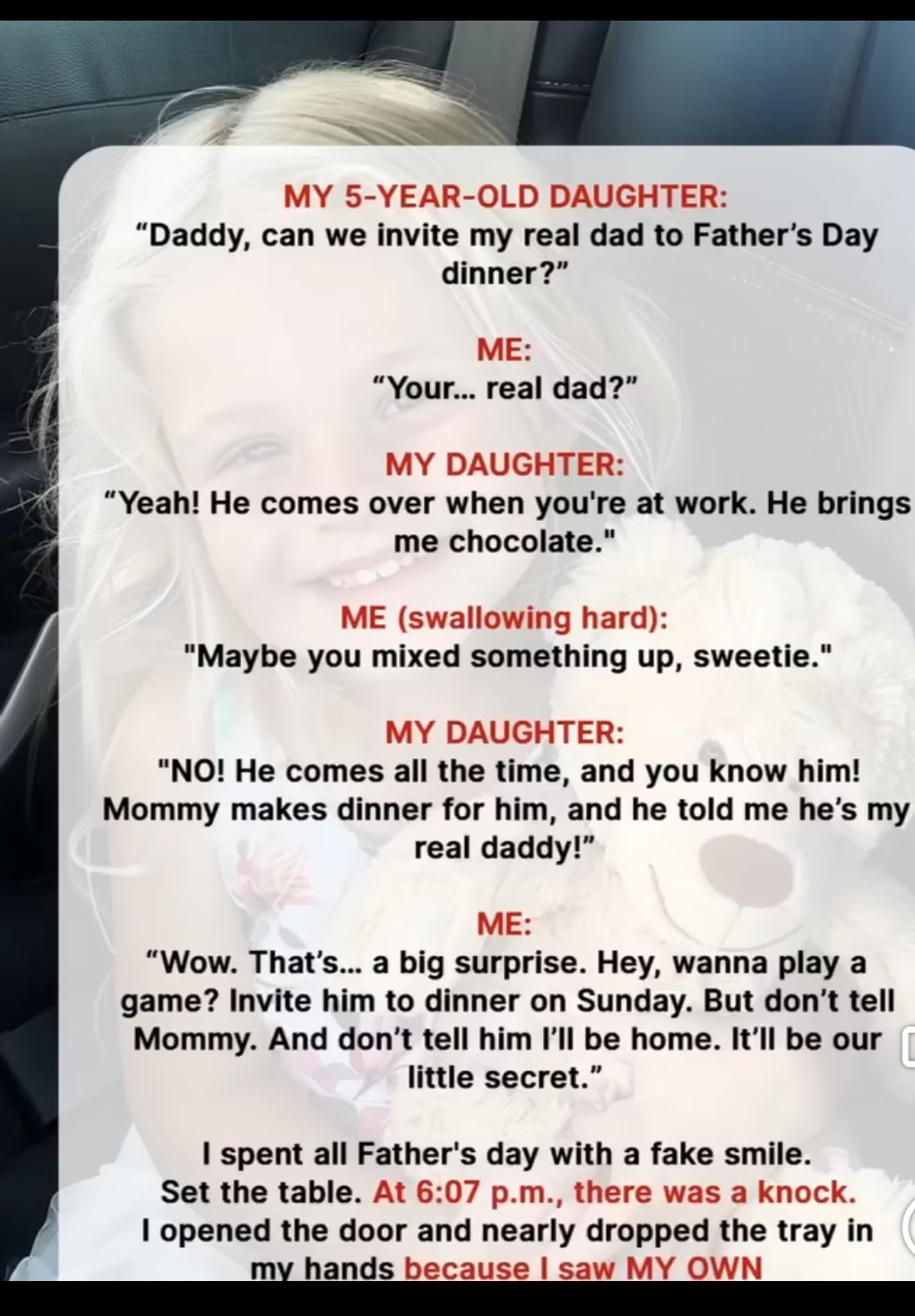 The Father’s Day Surprise My 5-Year-Old