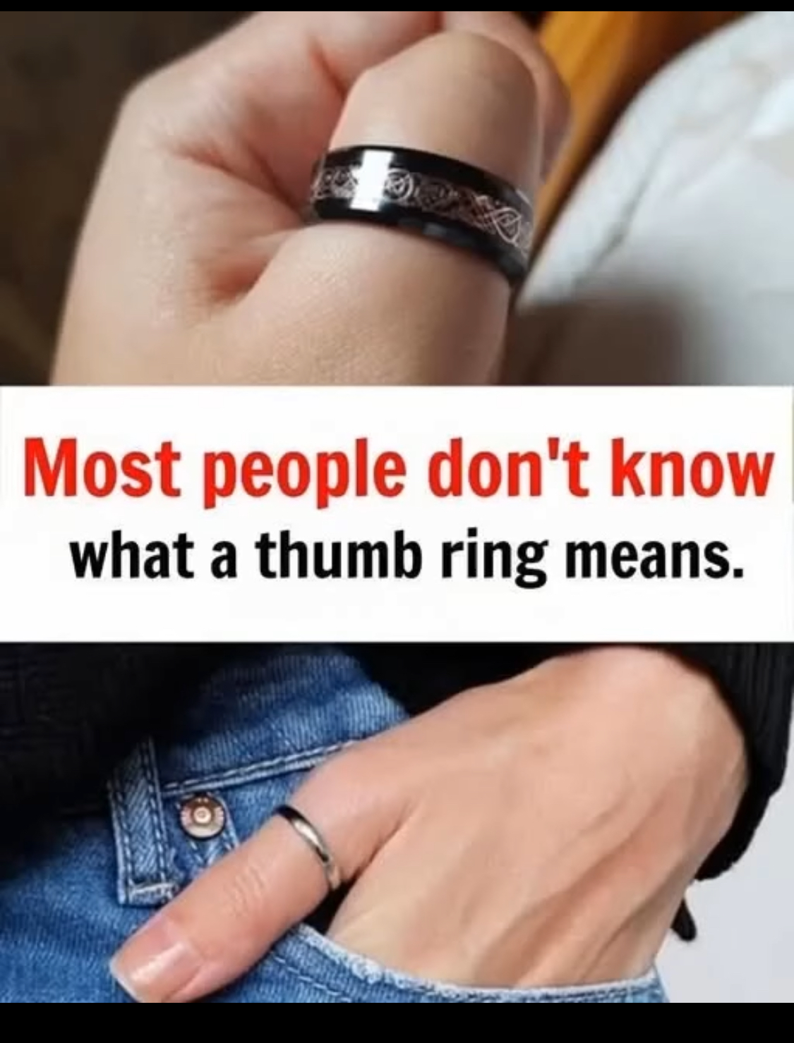 The Hidden Meaning Behind Thumb Rings