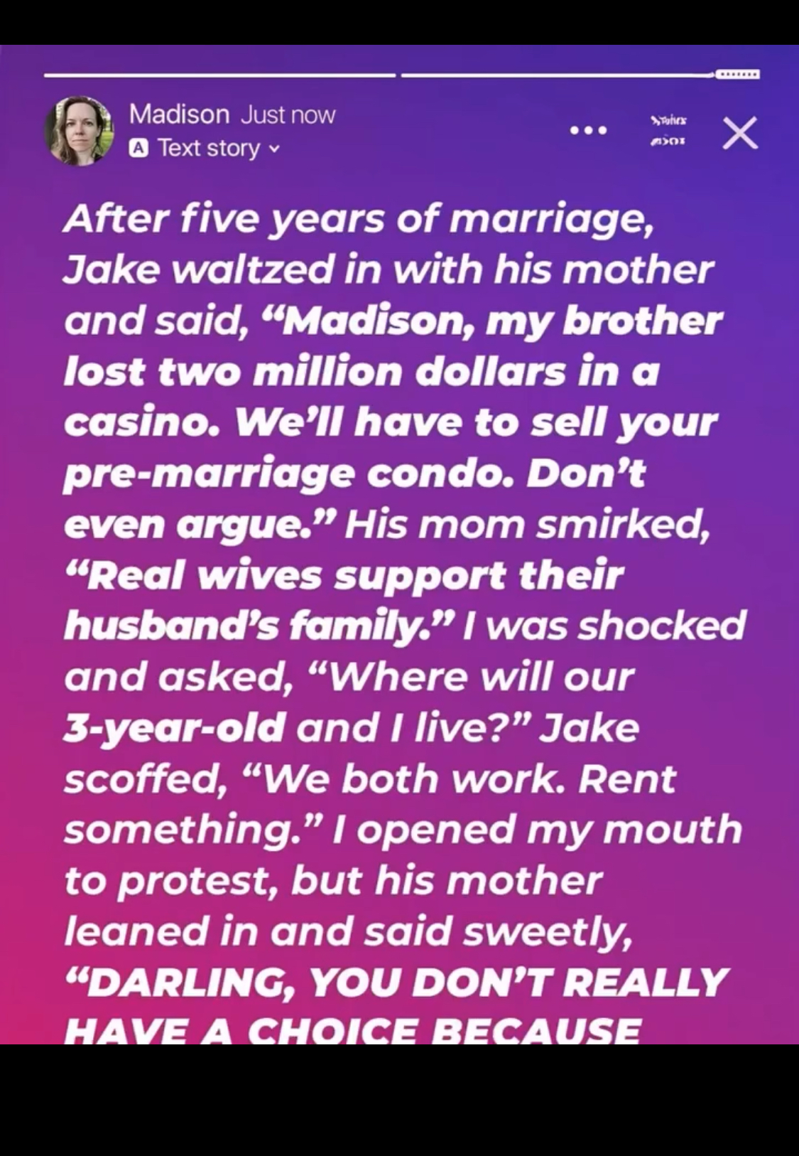 My Husband Made Me Sell My Condo to Cover His Brother’s $2M Debt