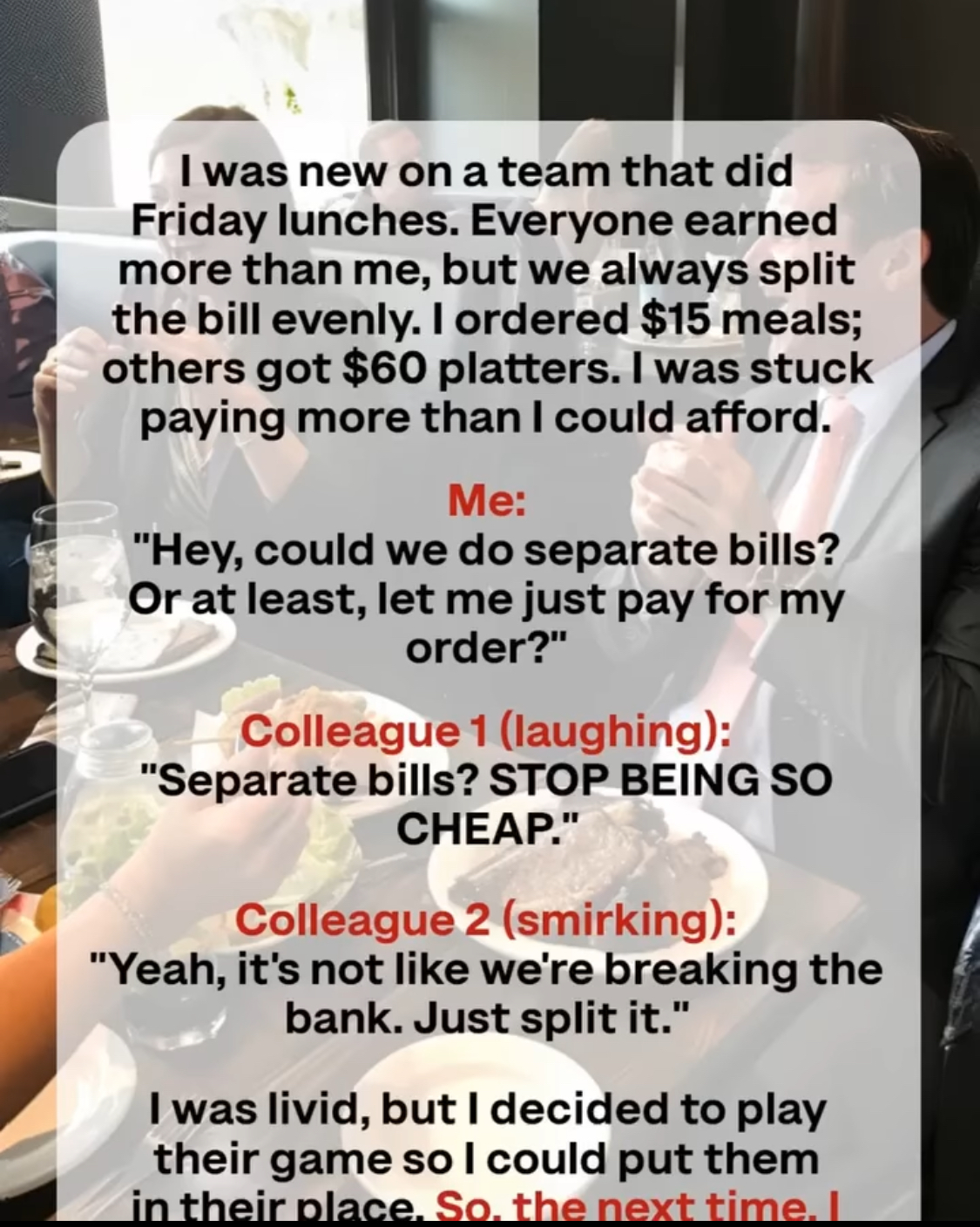 Tired of Always Paying More? How I Turned the Tables on My Greedy Colleagues