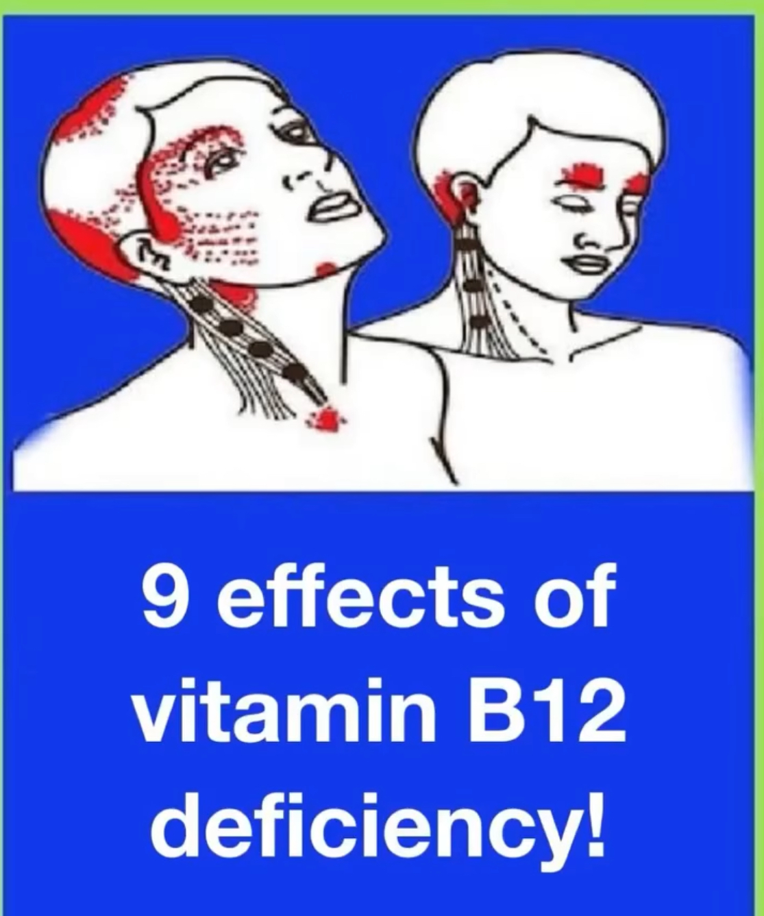 9 effects of vitamin B12 deficiency!